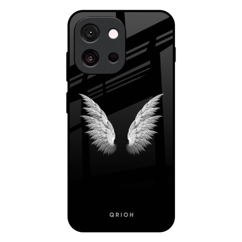 White Angel Wings OnePlus 13s 5G Glass Back Cover Online