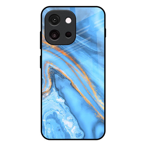 Vibrant Blue Marble OnePlus 13s 5G Glass Back Cover Online