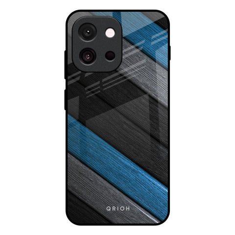 Multicolor Wooden Effect OnePlus 13s 5G Glass Back Cover Online