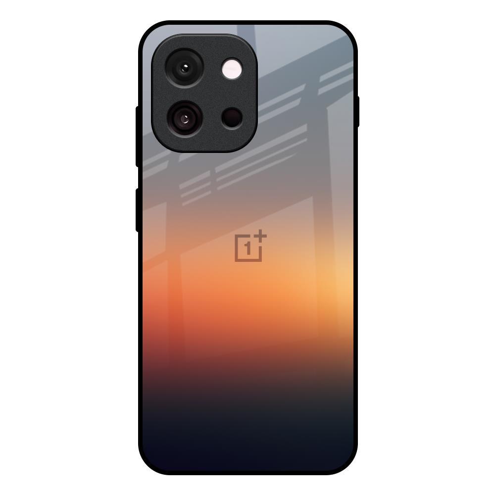 Aesthetic Orange OnePlus 13s 5G Glass Back Cover Online