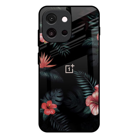 Tropical Art Flower OnePlus 13s 5G Glass Back Cover Online