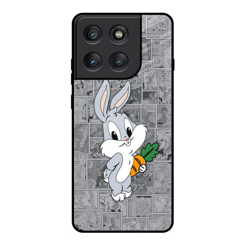 Cute Baby Bunny Motorola Edge 60 Pro Glass Back Cover Online