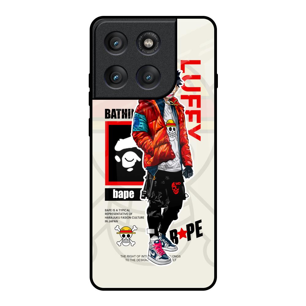Bape Luffy Motorola Edge 60 Pro Glass Back Cover Online