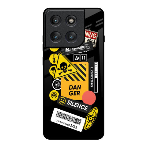 Danger Signs Motorola Edge 60 Pro Glass Back Cover Online