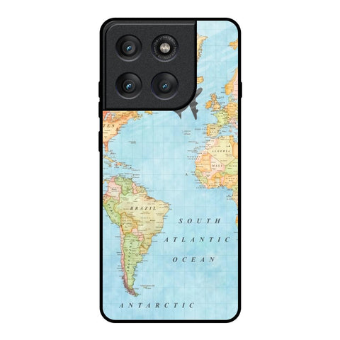 Travel Map Motorola Edge 60 Pro Glass Back Cover Online