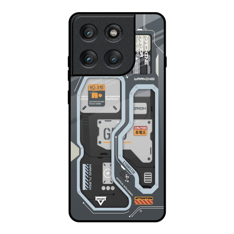 Retro Futuristic Motorola Edge 60 Pro Glass Back Cover Online