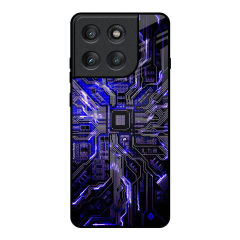 Techno Color Pattern Motorola Edge 60 Pro Glass Back Cover Online
