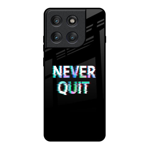 Never Quit Motorola Edge 60 Pro Glass Back Cover Online