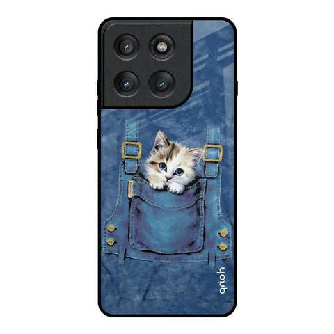 Kitty In Pocket Motorola Edge 60 Pro Glass Back Cover Online