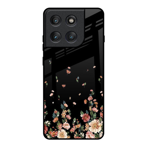 Floating Floral Print Motorola Edge 60 Pro Glass Back Cover Online