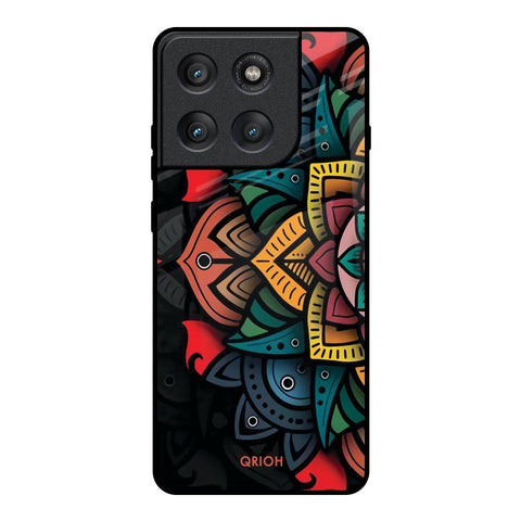 Retro Gorgeous Flower Motorola Edge 60 Pro Glass Back Cover Online