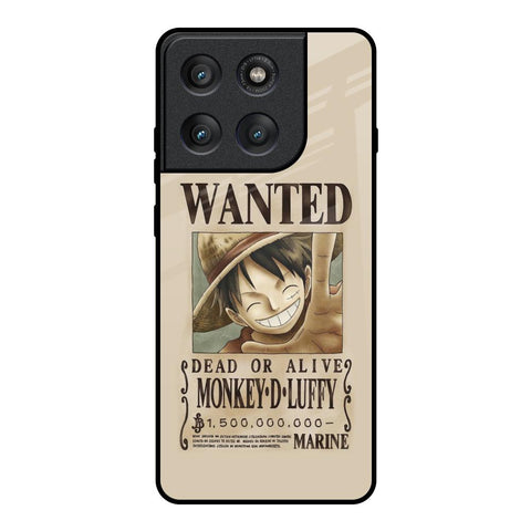Luffy Wanted Motorola Edge 60 Pro Glass Back Cover Online