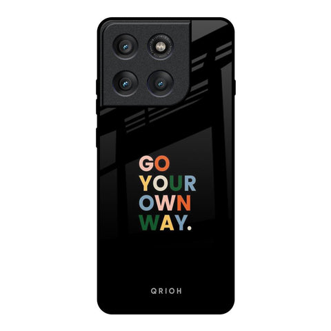Go Your Own Way Motorola Edge 60 Pro Glass Back Cover Online