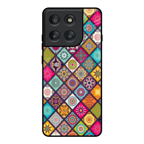 Multicolor Mandala Motorola Edge 60 Pro Glass Back Cover Online
