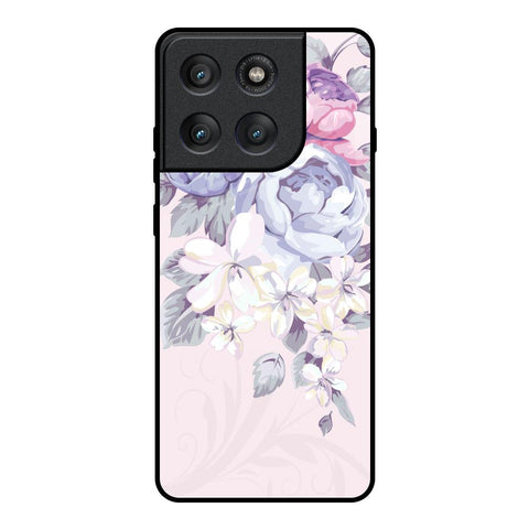 Elegant Floral Motorola Edge 60 Pro Glass Back Cover Online
