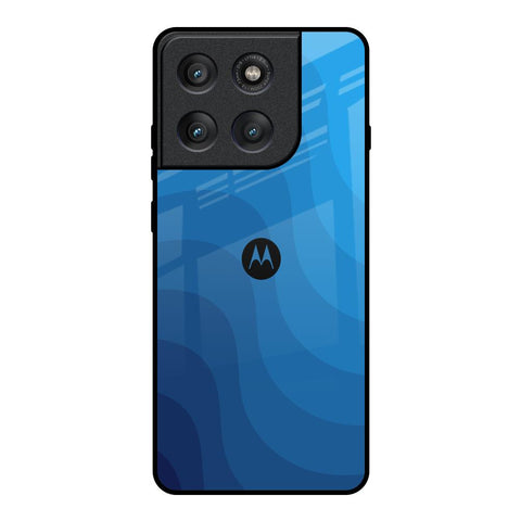Blue Wave Abstract Motorola Edge 60 Pro Glass Back Cover Online