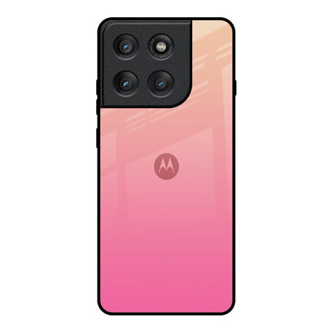 Pastel Pink Gradient Motorola Edge 60 Pro Glass Back Cover Online