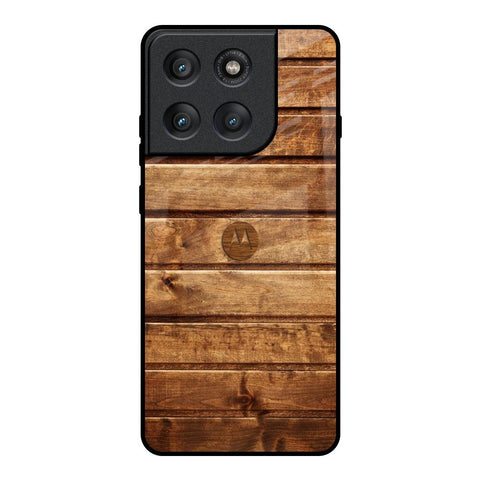 Wooden Planks Motorola Edge 60 Pro Glass Back Cover Online
