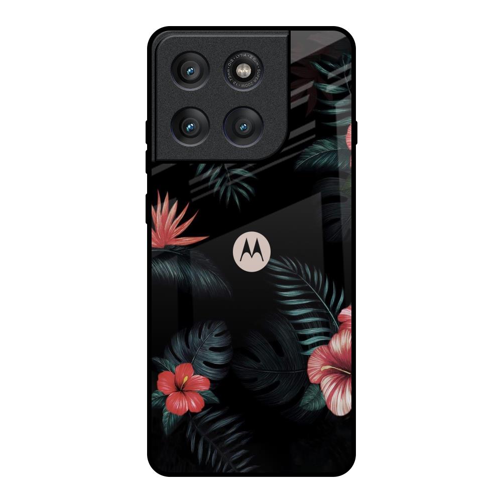 Tropical Art Flower Motorola Edge 60 Pro Glass Back Cover Online