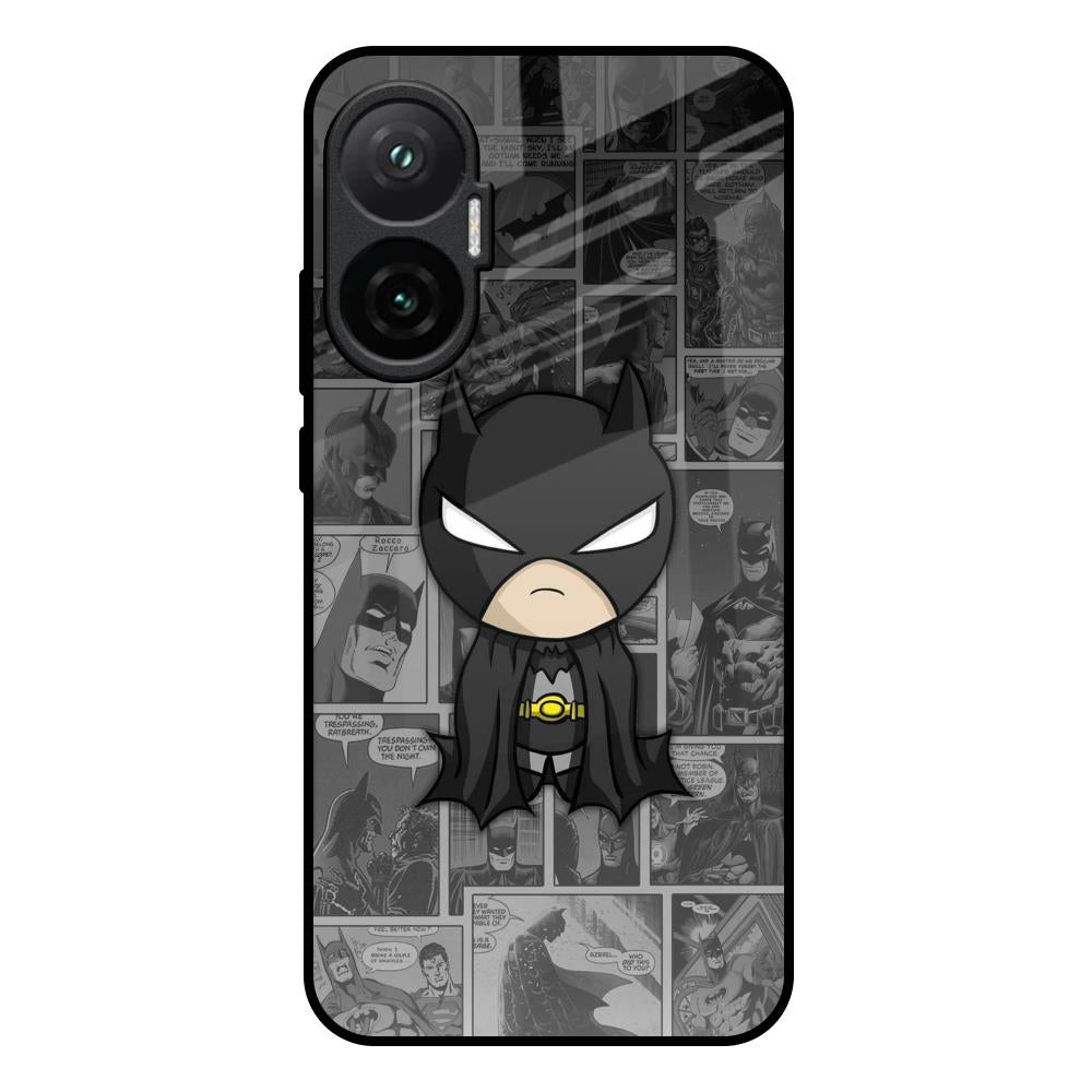 Cartoon Art Poco F7 5G Glass Back Cover Online