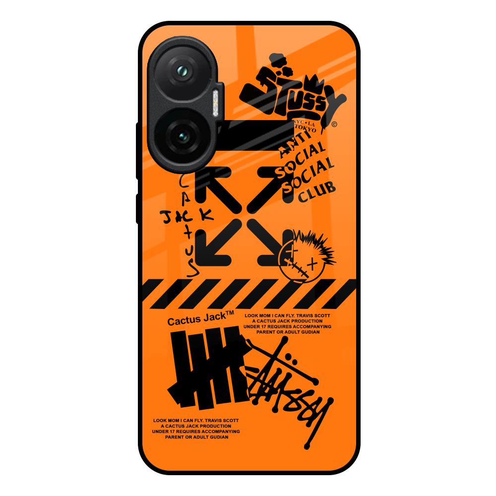 Anti Social Club Poco F7 5G Glass Back Cover Online