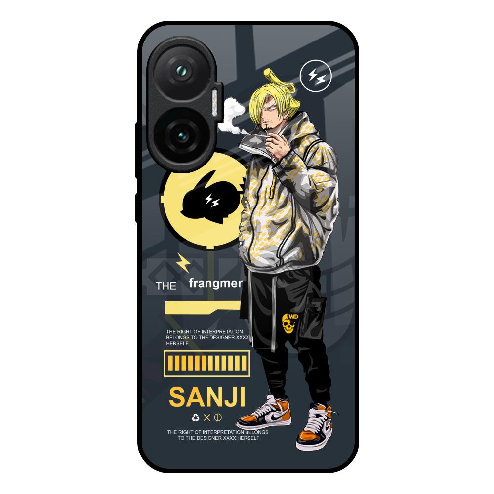Cool Sanji Poco F7 5G Glass Back Cover Online