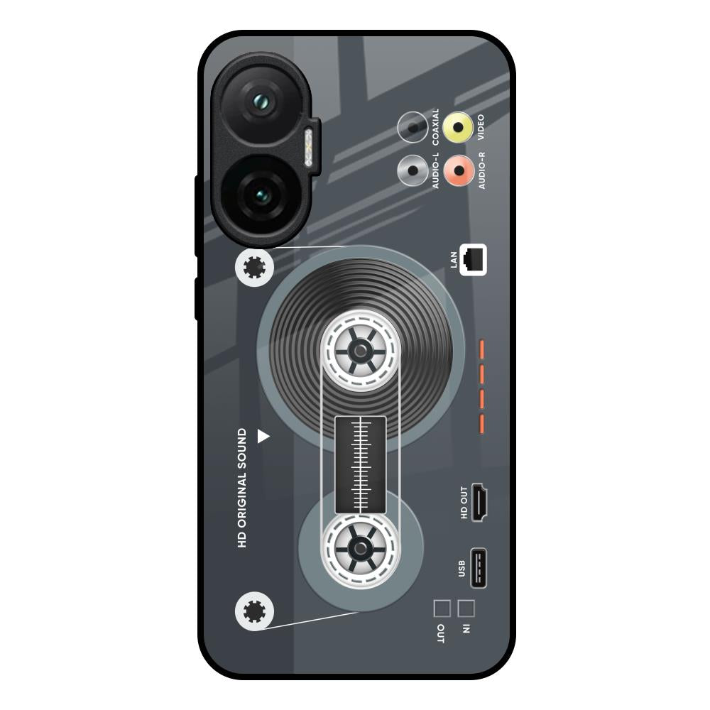 Retro Recorder Poco F7 5G Glass Back Cover Online