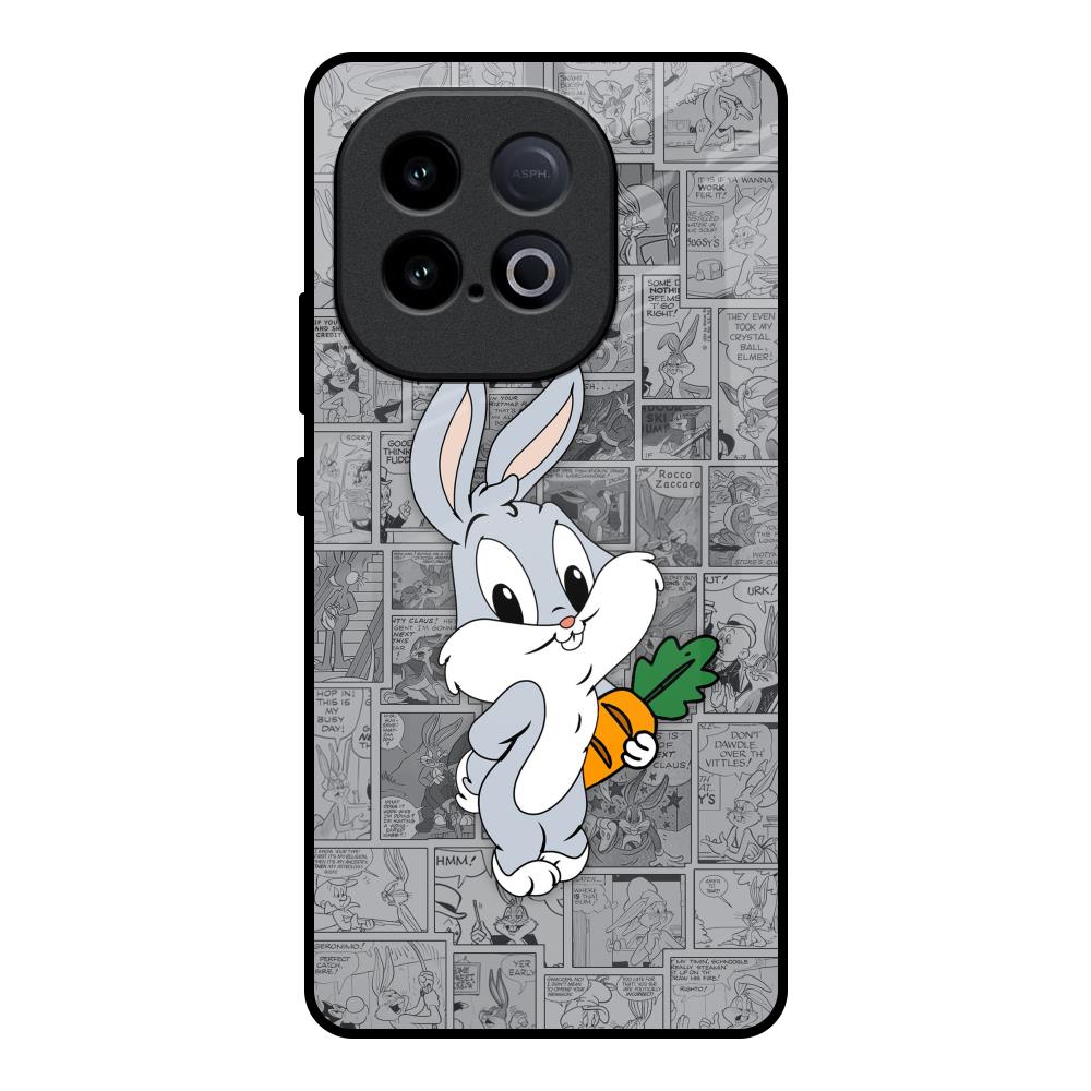 Cute Baby Bunny iQOO Neo 10 5G Glass Back Cover Online
