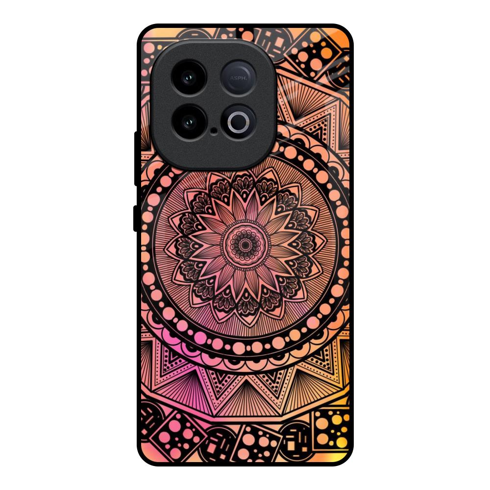 Floral Mandala iQOO Neo 10 5G Glass Back Cover Online