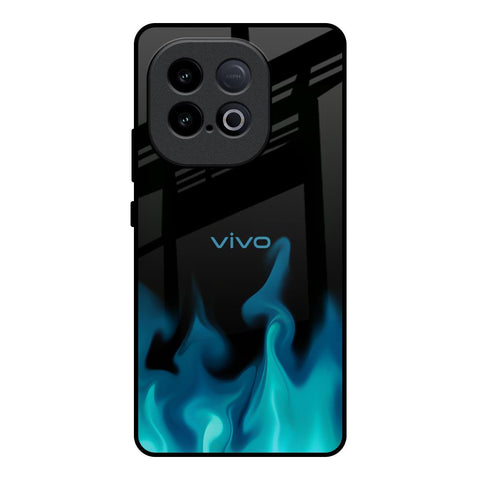 Teal Flames iQOO Neo 10 5G Glass Back Cover Online