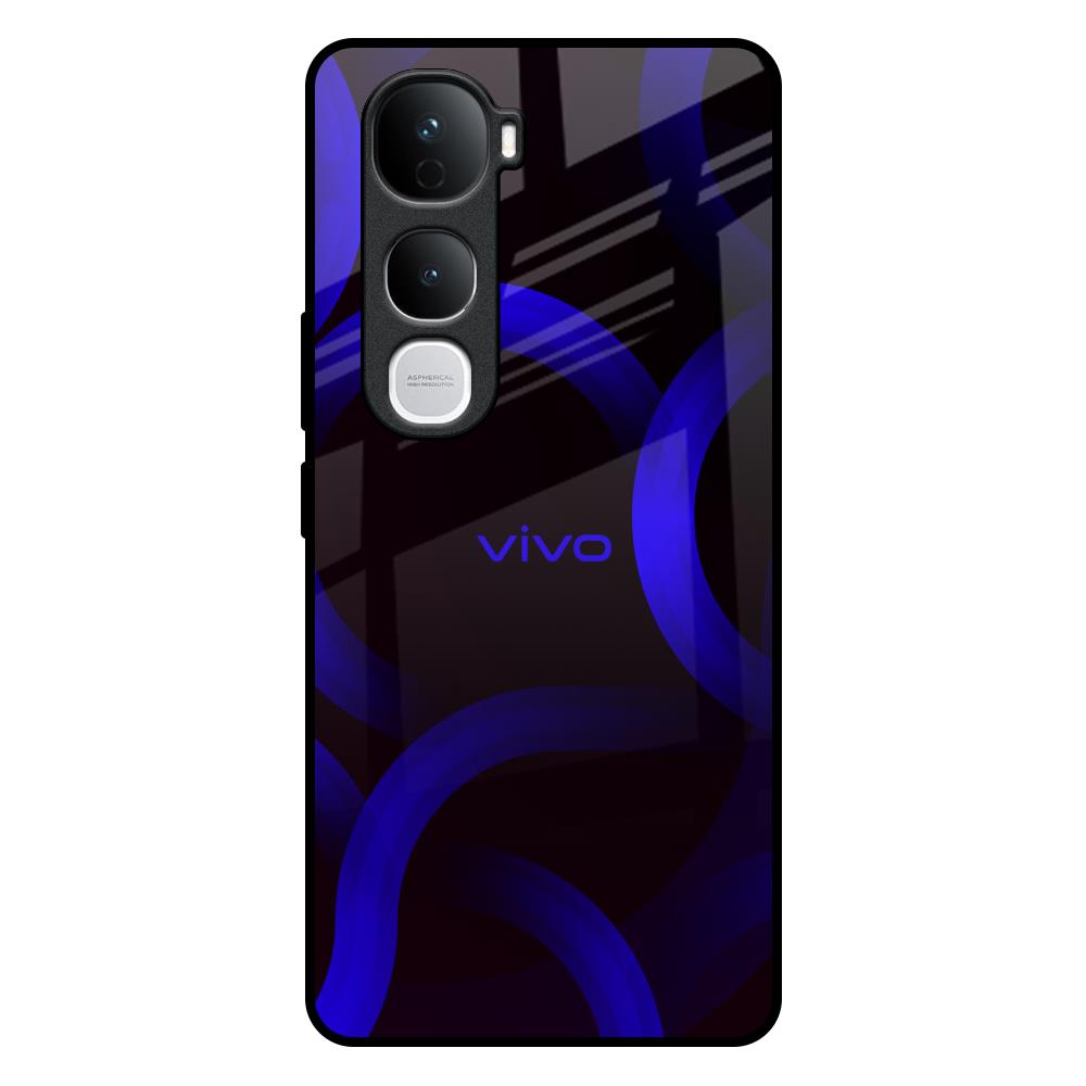 Blue Ring Light Vivo Y400 Pro 5G Glass Back Cover Online