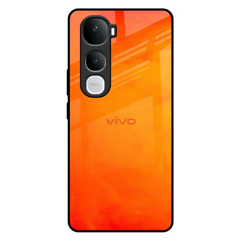 Tangy Orange Vivo Y400 Pro 5G Glass Back Cover Online