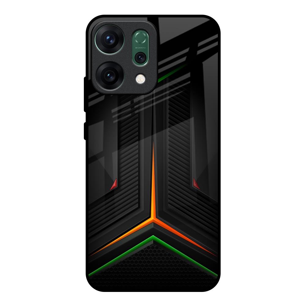 Modern Ultra Chevron Oppo Reno14 pro 5G Glass Back Cover Online