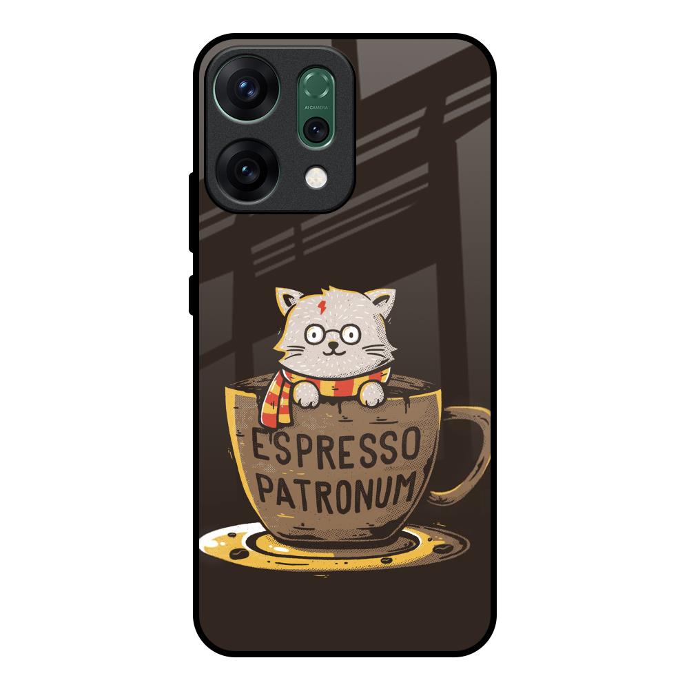 Tea With Kitty Oppo Reno14 pro 5G Glass Back Cover Online