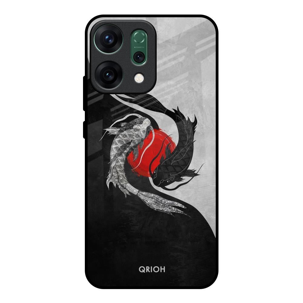Japanese Art Oppo Reno14 pro 5G Glass Back Cover Online