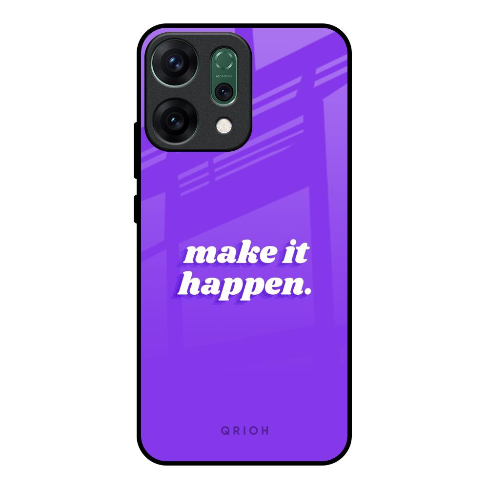 Make it Happen Oppo Reno14 pro 5G Glass Back Cover Online