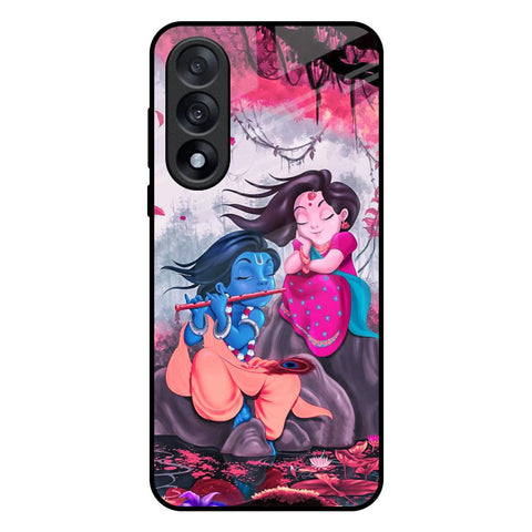 Radha Krishna Art OnePlus Nord 5 5G Glass Back Cover Online