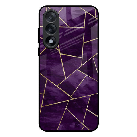 Geometric Purple OnePlus Nord 5 5G Glass Back Cover Online