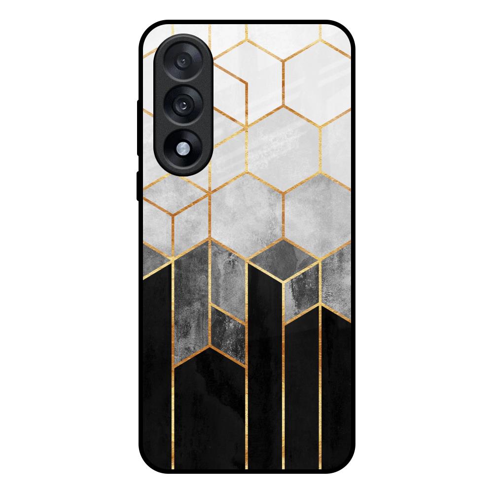 Tricolor Pattern OnePlus Nord 5 5G Glass Back Cover Online