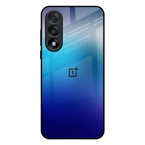 Blue Rhombus Pattern OnePlus Nord 5 5G Glass Back Cover Online