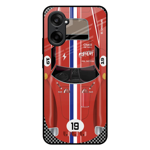 Racing Vintage OnePlus Nord CE5 5G Glass Back Cover Online