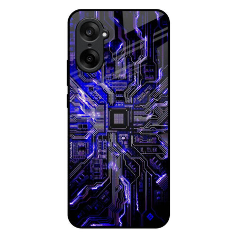 Techno Color Pattern OnePlus Nord CE5 5G Glass Back Cover Online