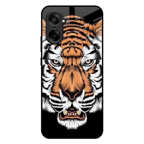 Angry Tiger OnePlus Nord CE5 5G Glass Back Cover Online