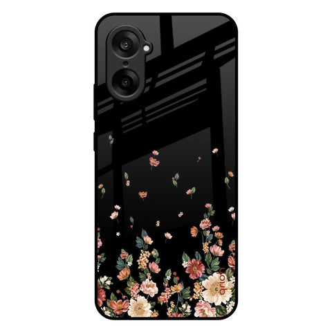 Floating Floral Print OnePlus Nord CE5 5G Glass Back Cover Online