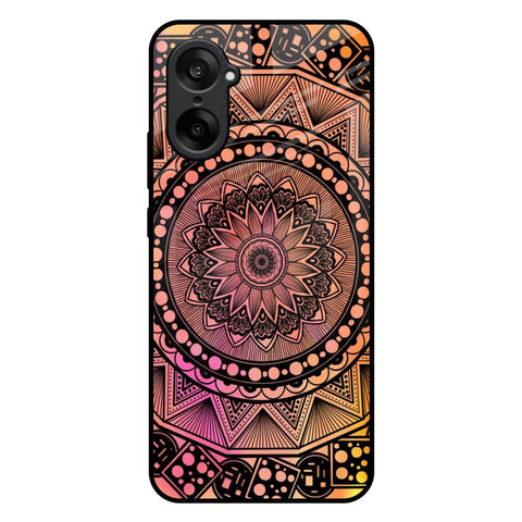 Floral Mandala OnePlus Nord CE5 5G Glass Back Cover Online