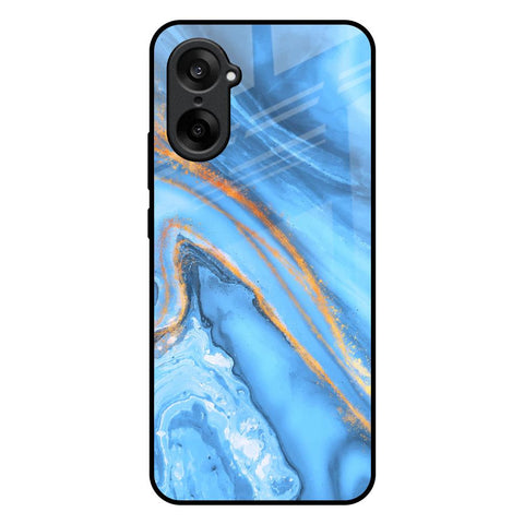 Vibrant Blue Marble OnePlus Nord CE5 5G Glass Back Cover Online