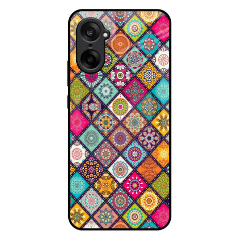 Multicolor Mandala OnePlus Nord CE5 5G Glass Back Cover Online
