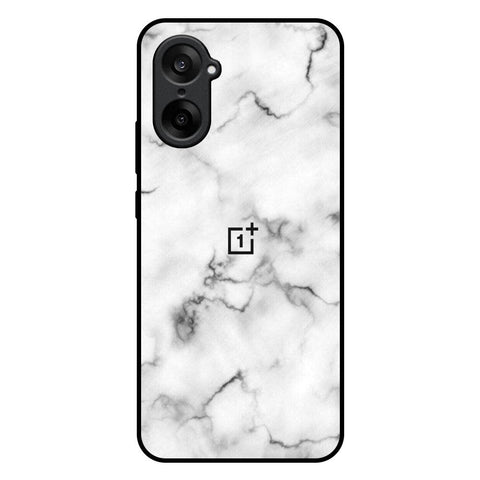Satin White Marble OnePlus Nord CE5 5G Glass Back Cover Online