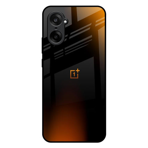 Orange Black Fusion OnePlus Nord CE5 5G Glass Back Cover Online