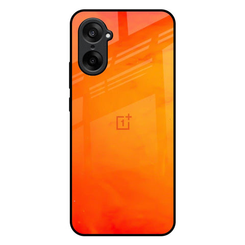 Tangy Orange OnePlus Nord CE5 5G Glass Back Cover Online